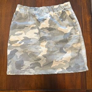 Boston Proper Camouflage Mini Skort